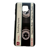 Para Redmi Note 9s - Carcasa Silicona Cassette Retro
