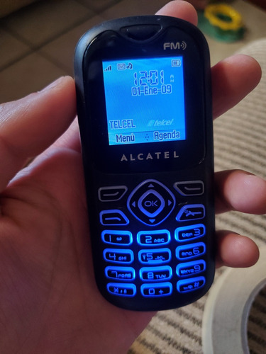 Alcatel Ot-208a Lamparita Radio Fm Uso Básico Con Cargador