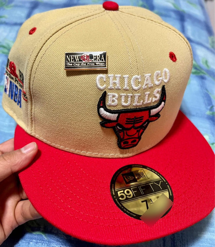 Gorra New Era Edición Especial Chicago Bulls En Talla 7 1/4