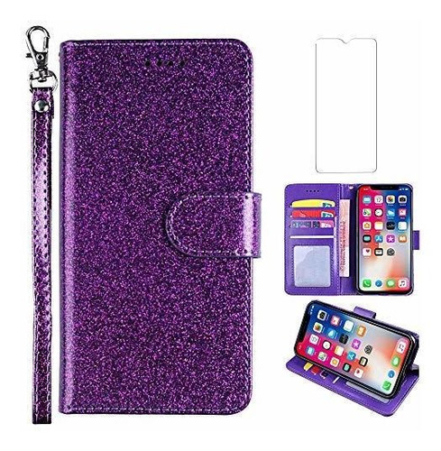 Funda Para LG K51/reflect Lte/q51 Tipo Cartera Color Violeta