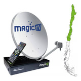 Kit Decodificador Magic Tv Hd + Antena Satelital + Lnb Simpl