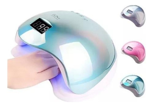 Lampara De Uñas Lampara Uv Led 54w Tornasol Temporizador 