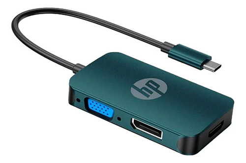 Adaptador Usb-c A Hdmi, Display Port, Vga. Marca Hp.