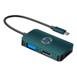 Adaptador Usb-c A Hdmi, Display Port, Vga. Marca Hp.