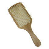 Cepillo Cabello De Bambu Madera Desenreda Cuadrado 