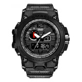 Reloj Sanda Impermeable Militar Multifunción P/ Hombre