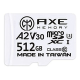 Tarjeta Micro Sd Axe Memory 512gb 4k Ultra Hd Premium 100mb/