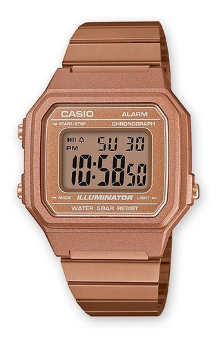 Reloj Casio Retro Vintage B-650wc Rose Gold Impacto Online