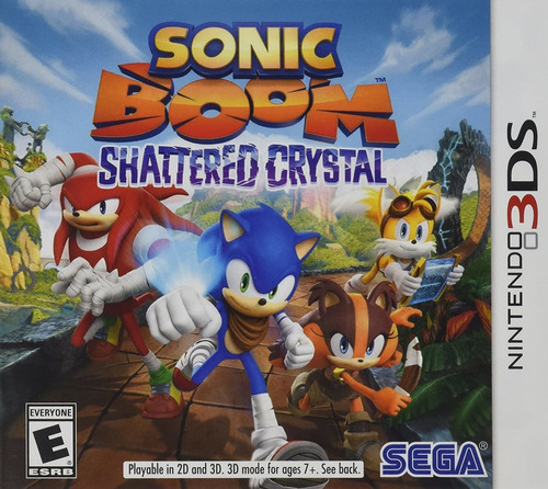 Sonic Boom Shattered Cristal Juego Usado Para Nintendo 3ds