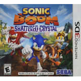 Sonic Boom Shattered Cristal Juego Usado Para Nintendo 3ds
