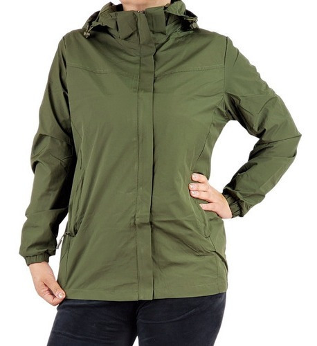 Corta Viento Mujer Parka Liviana Premium Chaqueta Gorro Impe