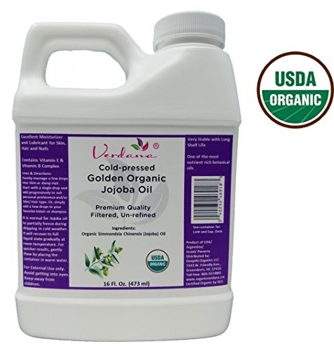 Verdanasi Dorado Aceite De Jojoba Orgánico  Usda Nop  16 On