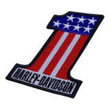 Patch Bordado Harley Davidson N 1 Usa