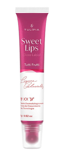 Gloss Labial Sweet Lips Nutrição Hidratação 15g Tulipia