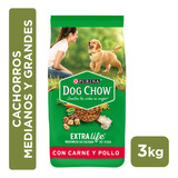 Alimento Seco  Dog Chow® Cachorros Medianos Y Grandes 3kg