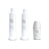 Kit 1x Shampoo + 1x Condicionador Com Ozônio + 1 Desodorante