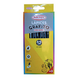 Lapices Grafito 12 Unidades  Artel 2 Hb Hexagonal Con /goma 