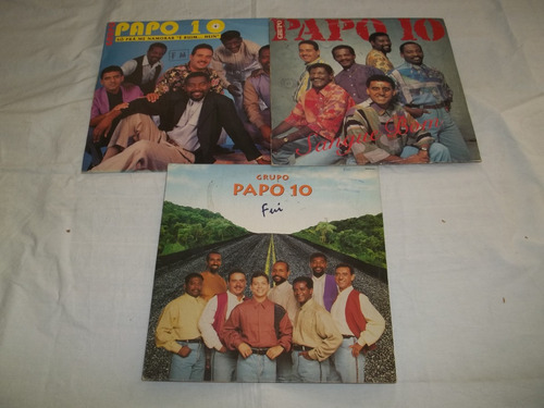 Lp Vinil - Grupo Papo 10 Lote 3 Discos