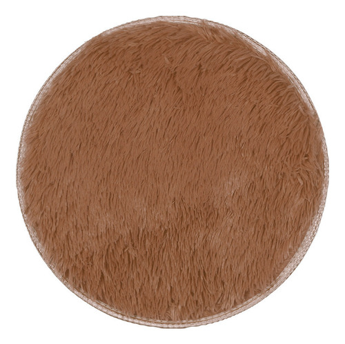 Alfombra Circular Engrosada De 40 X 40 Cm Para Comedor, Dorm