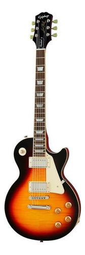 Guitarra Eléctrica EpiPhone Inspired By Gibson Les Paul Standard 50s De Caoba Vintage Sunburst Brillante Con Diapasón De Laurel Indio