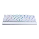 Teclado Mecânico Redragon Kala K557w-rgb Branco Switch Brown