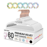 Perchas Para Bebés House Day Premium Velvet, Paquete De 60,