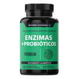 Enzimas Digestivas Probióticos Beyond Vitamins Sin Sabor Suplemento Alimenticio Digestive Enzymes 180 Cápsulas