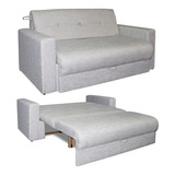 Sillon Sofa Cama 2 Plazas Chenille Premium Fullconfort