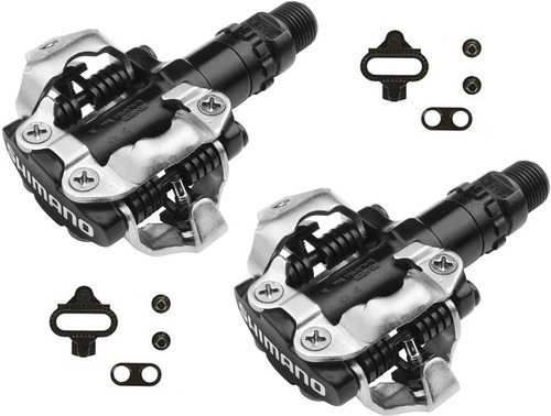 Pedal Clip Shimano Pd M520 L Preto Encaixe C/ Tacos - Mtb