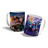 Mug 11 Oz Super Heroes De Marvel, Spiderman, Iron Man Etc..