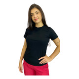 T-shirt Basic Tecido Canelado De Alta Qualidade Base Viscose