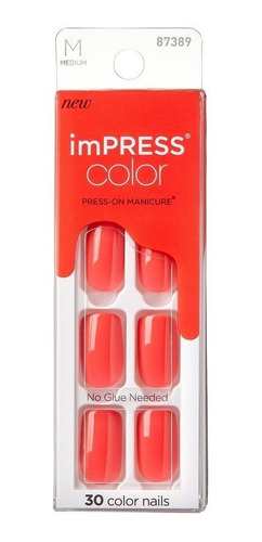 Uñas Impress Kiss / Press-on Modelo Shes´s Right