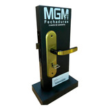 Fechadura Porta Interna Quarto Stilo Alavanca Bronze Mgm