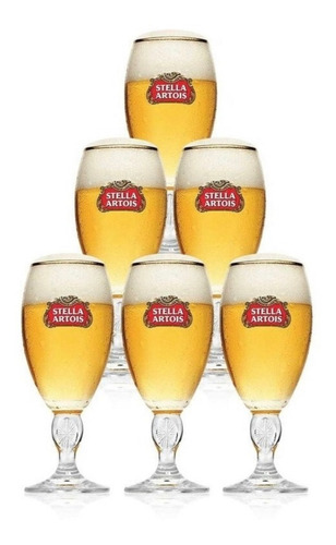 Copa Vaso Stella Artois Cerveza X6 330 Ml Original