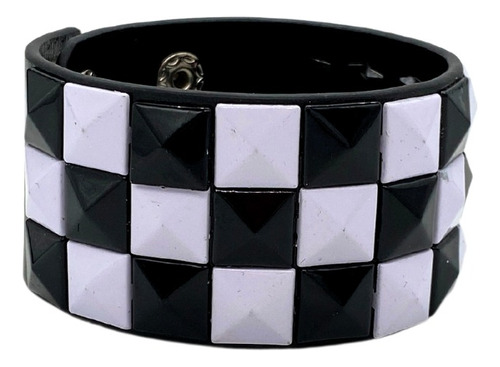 Brazalete Dosmilero Moda 2024 Punk Rock Unisex Ecocuero