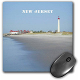 Mouse Pad Imagen New Jersey Faro Playa 8 X 8 Pulgadas