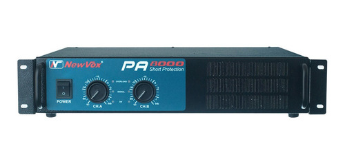 Amplificador  New Vox Pa 8000 - 4000w De Potencia Rms
