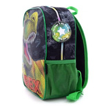 Mochila Jardin Reversible Dinosaurio T-rex Phi Phi Bags Color Verde