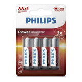Pilas Philips Aa Alc  Blister X4 Unidades