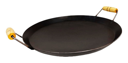 Tacho De Disco De Arado Chapa Campeira 45cm C/ Alça Preto