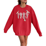 Camiseta Para Mujer Taylor - Sudadera Extragrande 1989