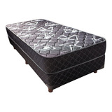 Sommier Europea Doblemar Balance 1 1/2 Plaza De 190cmx100cm  Negro