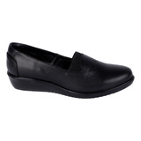 Zapato Confort Fratello Color Negro Para Mujer 4046