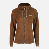 Chaqueta Mujer Bear Shaggy-pro Hoody Jacket Café Pardo Lippi