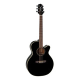 Guitarra Acústica Takamine Eg481scx Para Diestros Black Brillante