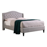 Cama Con Plataforma 13, , Gris