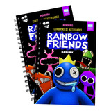 Cuaderno Rainbow Friends Para Colorear Pintar Y Jugar Blue
