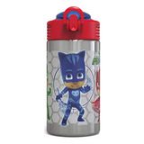 Botella De Agua Para Niños Zak Designs Pj Masks De Acero Ino