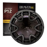 Subwoofer Bravox Premium 12 Pol P12-d4 Bobina Dupla 4+4 Ohms