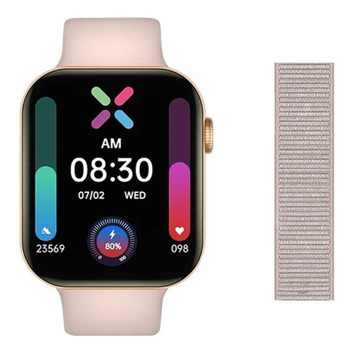 Smartwatch Reloj Fk78 Control Llamadas Whatsapp Tensiometro
